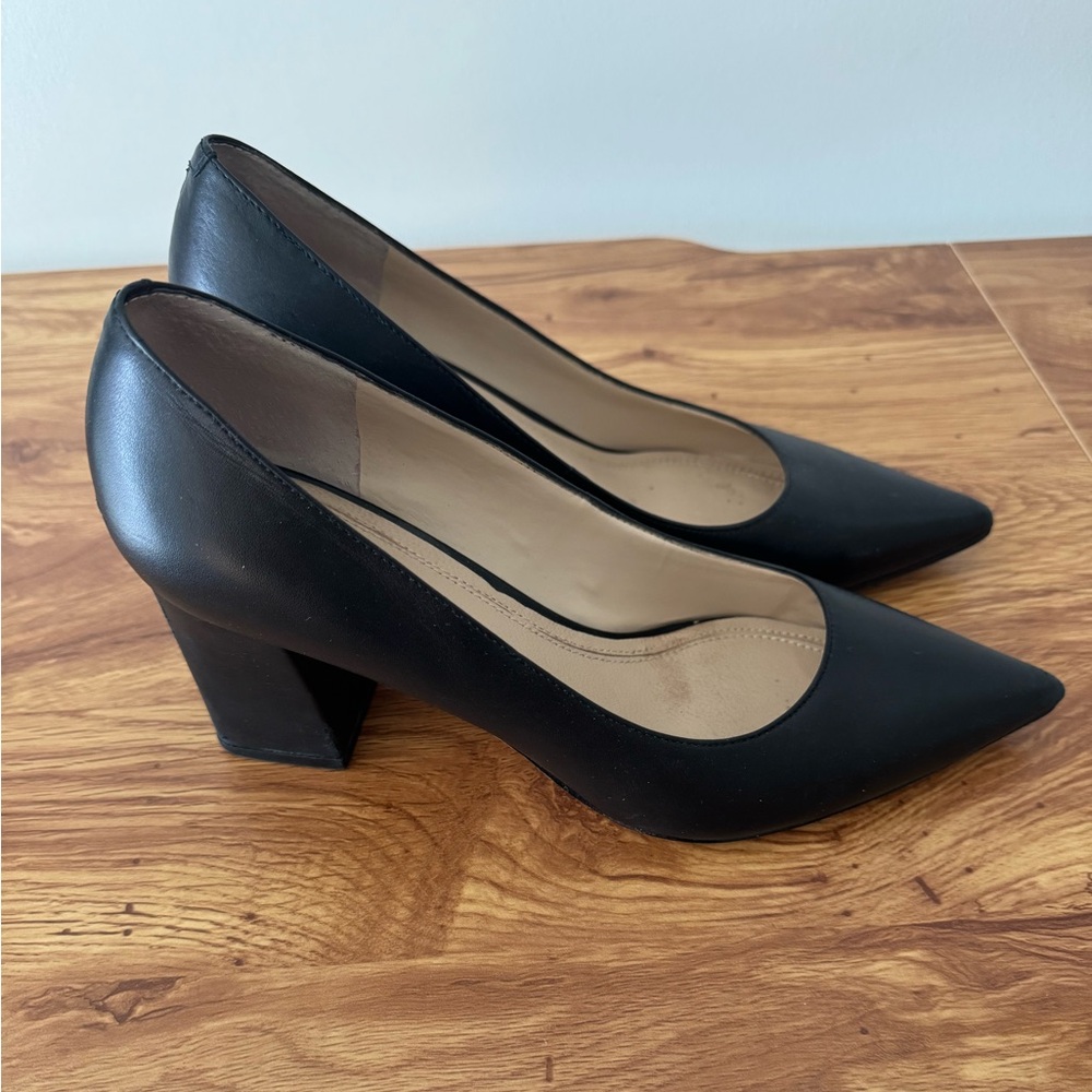 Marc Fisher LTD Black Zala Block Heel Pump